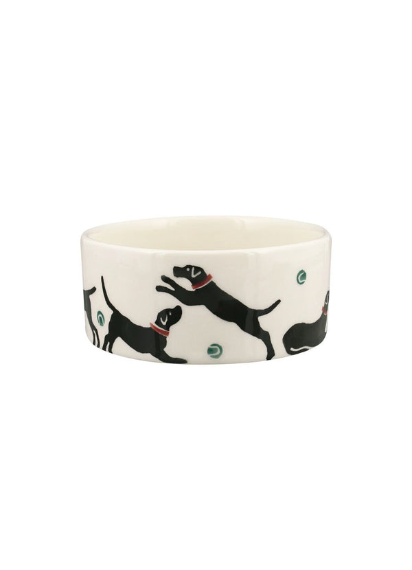 Emma Bridgewater Personalised Black Labrador Small Pet Bowl