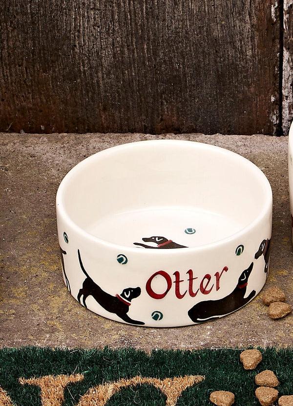 emma bridgewater Personalised Black Labrador Small Pet Bowl