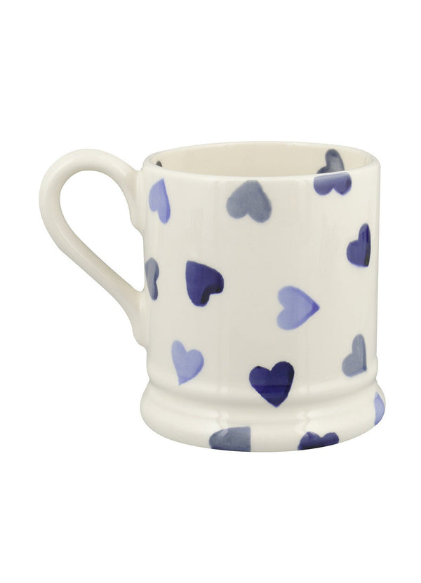 Emma Bridgewater Personalised Blue Hearts 1/2 Pint Mug