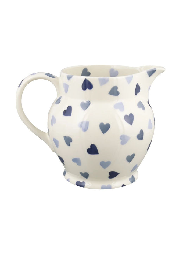 Emma Bridgewater Personalised Blue Hearts 3 Pint Jug