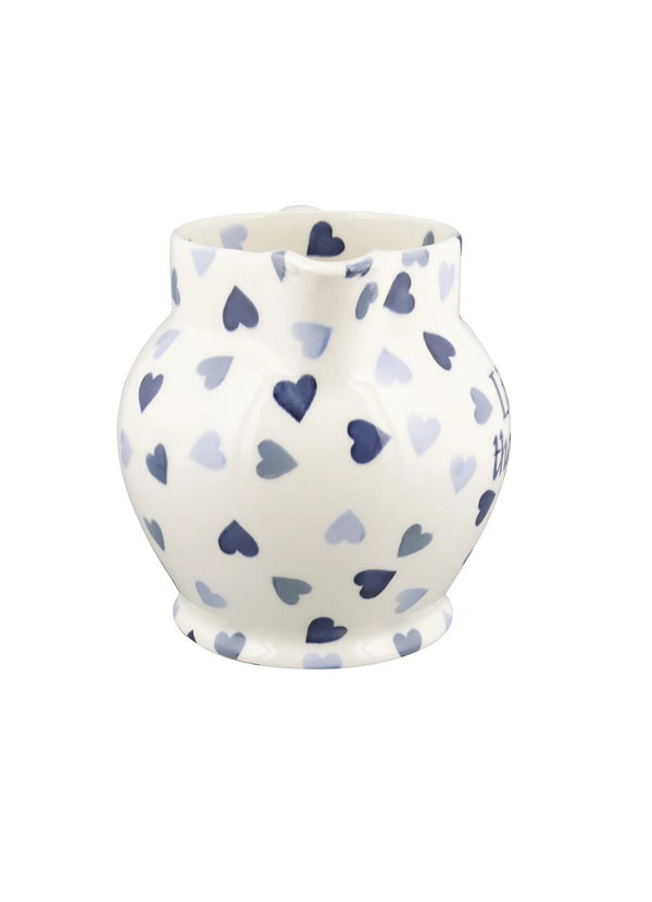 Emma Bridgewater Personalised Blue Hearts 3 Pint Jug