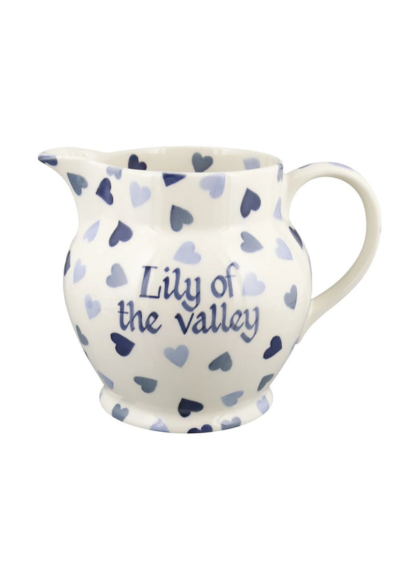 emma bridgewater Personalised Blue Hearts 3 Pint Jug