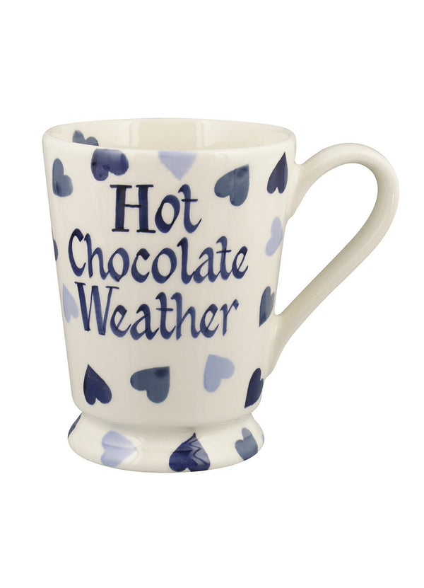 emma bridgewater Personalised Blue Hearts Cocoa Mug