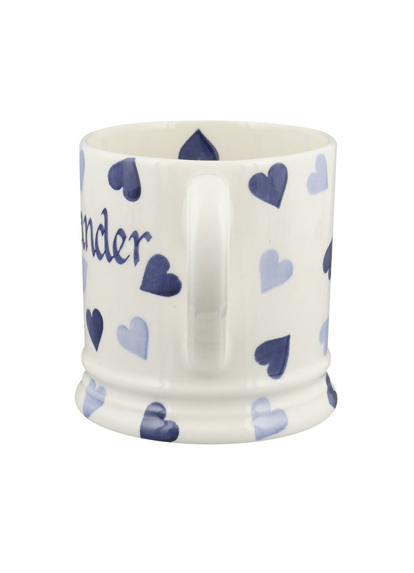 Emma Bridgewater Personalised Blue Hearts Large Mug