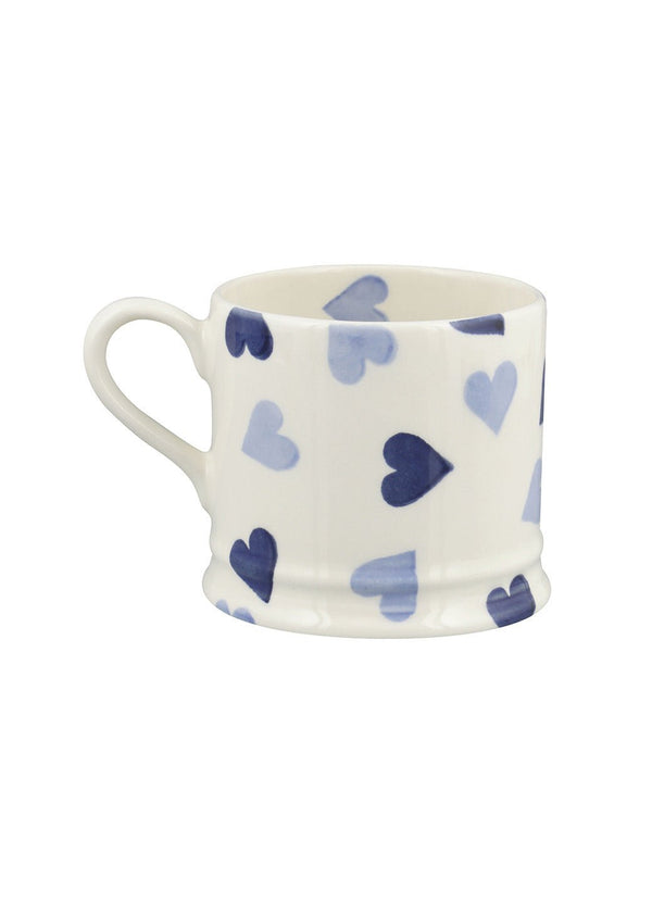 Emma Bridgewater Personalised Blue Hearts Small Mug