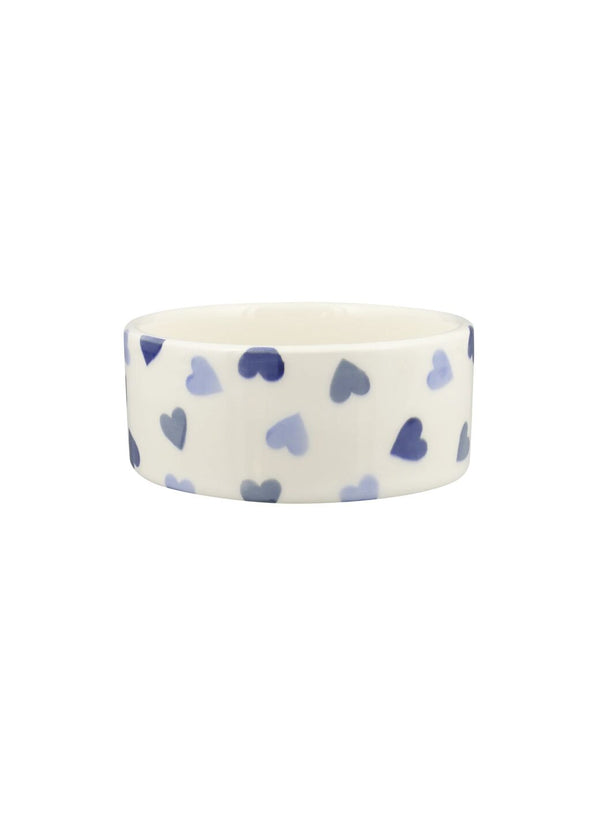 Emma Bridgewater Personalised Blue Hearts Small Pet Bowl