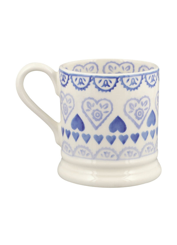 Emma Bridgewater Personalised Blue Sampler 1/2 Pint Mug