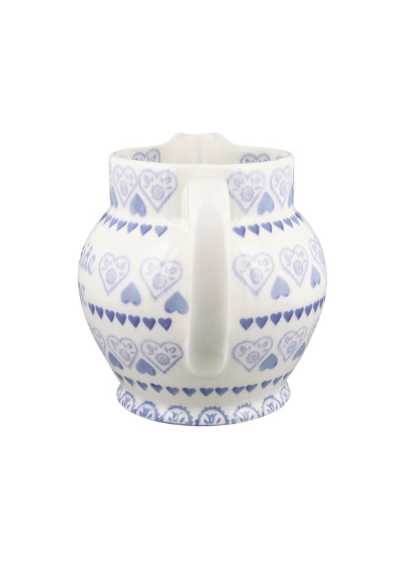 Emma Bridgewater Personalised Blue Sampler 3 Pint Jug