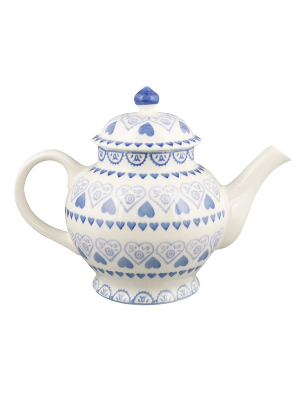 Emma Bridgewater Personalised Blue Sampler 4 Mug Teapot