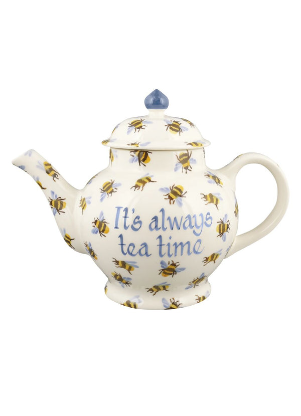 emma bridgewater Personalised Bumblebee 4 Mug Teapot