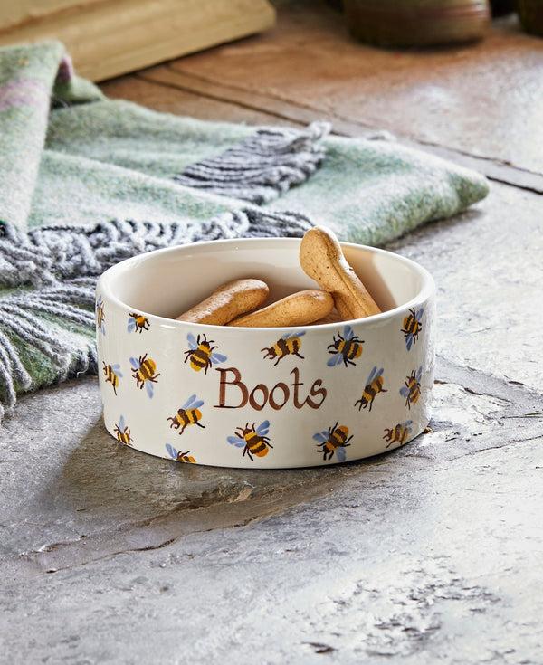 emma bridgewater Personalised Bumblebee Large Pet Bowl
