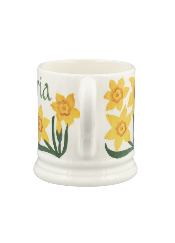 Emma Bridgewater Personalised Daffodils 1/2 Pint Mug