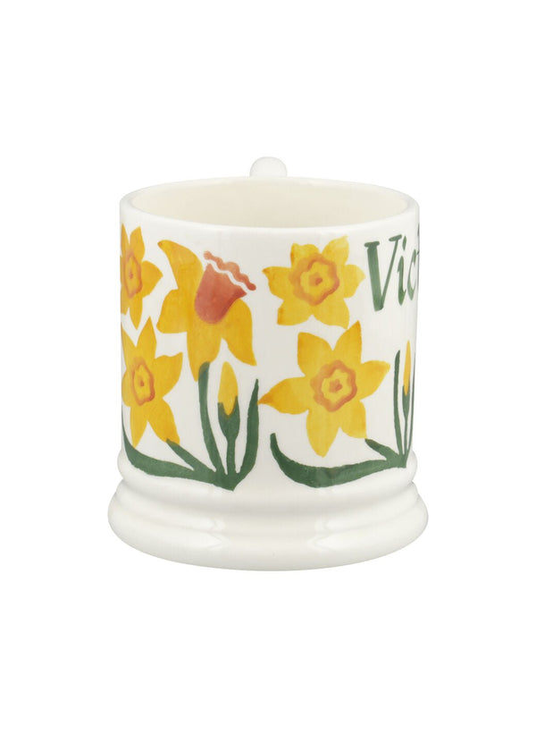 Emma Bridgewater Personalised Daffodils 1/2 Pint Mug