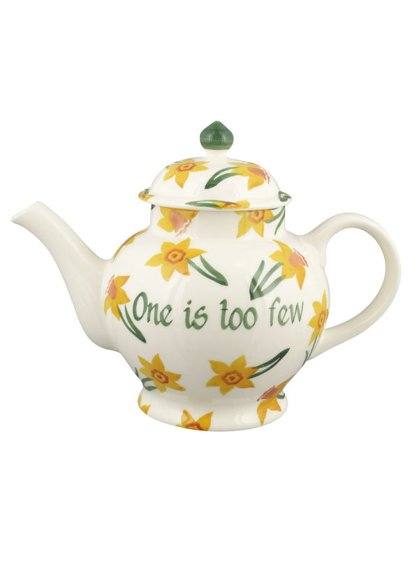 emma bridgewater Personalised Daffodils 4 Mug Teapot