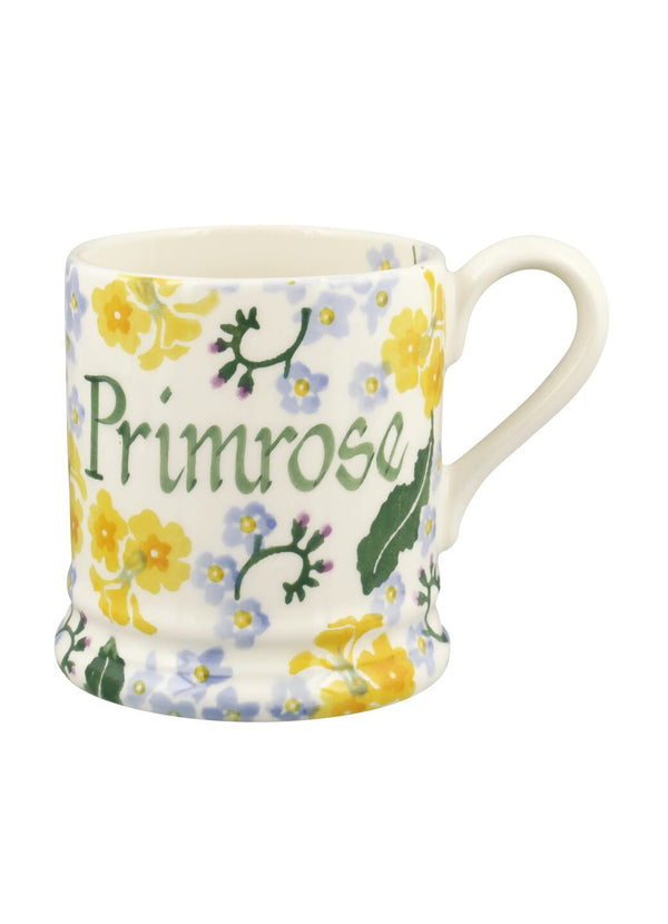 Emma Bridgewater Personalised Forget Me Not & Primrose 1/2 Pint Mug