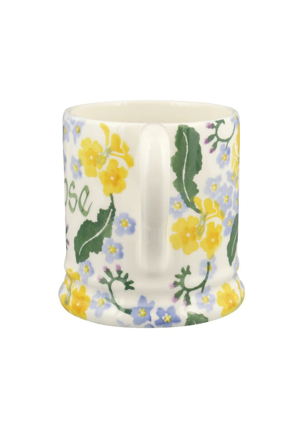 Emma Bridgewater Personalised Forget Me Not & Primrose 1/2 Pint Mug