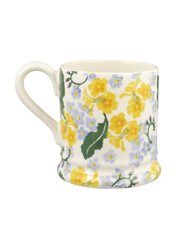 Emma Bridgewater Personalised Forget Me Not & Primrose 1/2 Pint Mug