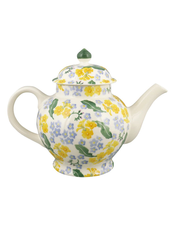 Emma Bridgewater Personalised Forget Me Not & Primrose 4 Mug Teapot