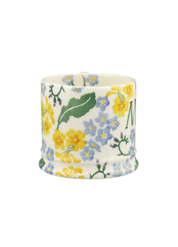 Emma Bridgewater Personalised Forget Me Not & Primrose Small Mug