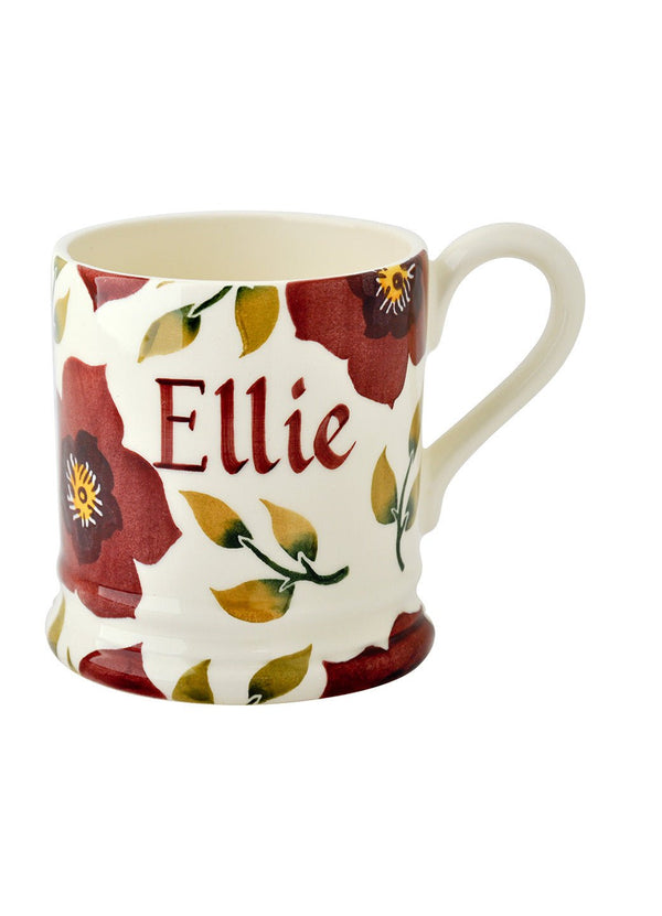 emma bridgewater Personalised Hellebore 1/2 Pint Mug