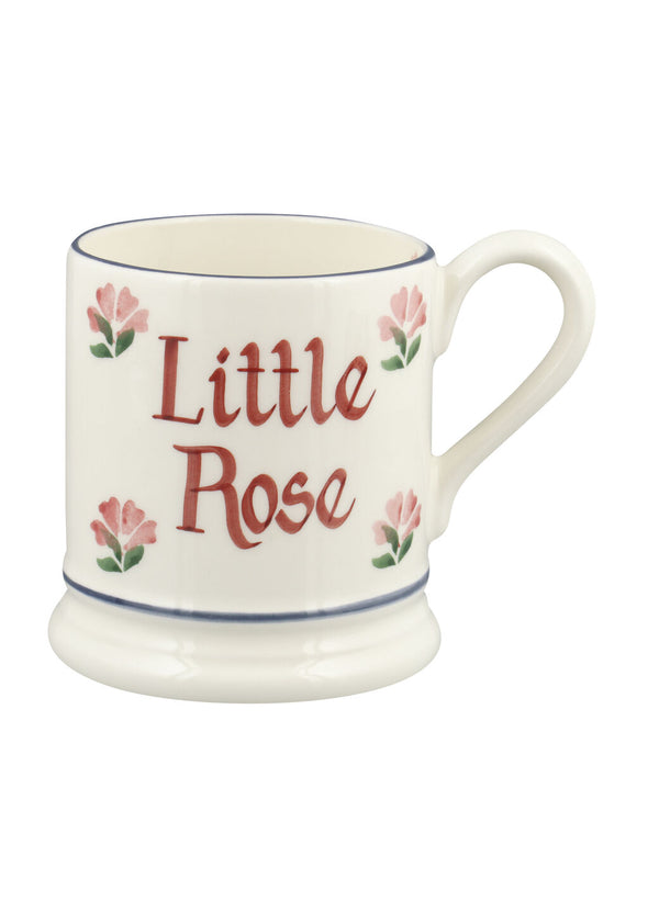 Emma Bridgewater Personalised Little Rose 1/2 Pint Mug