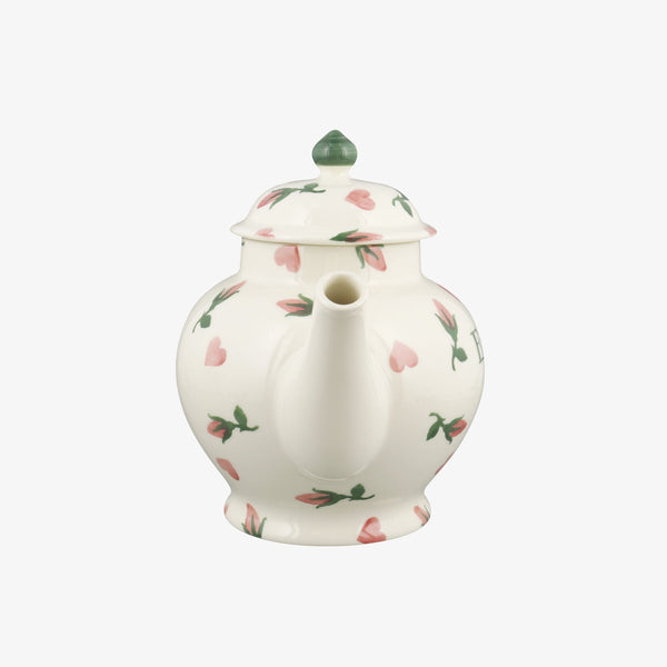 Emma Bridgewater Personalised Little Rose Bud 4 Mug Teapot