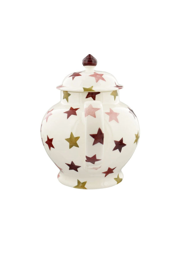Emma Bridgewater Personalised Pink & Gold Stars 4 Mug Teapot