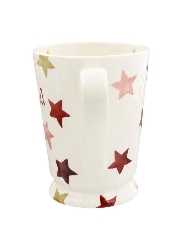 Emma Bridgewater Personalised Pink & Gold Stars Cocoa Mug