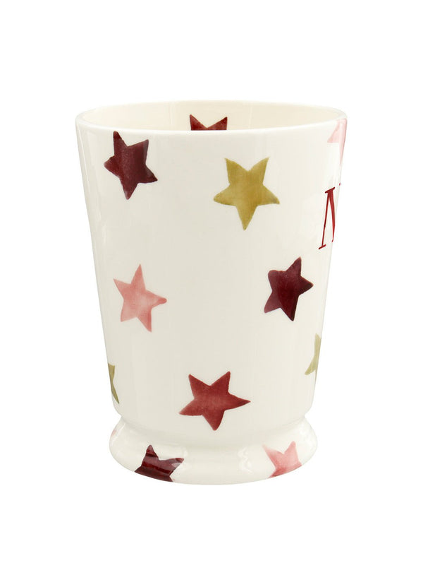 Emma Bridgewater Personalised Pink & Gold Stars Cocoa Mug