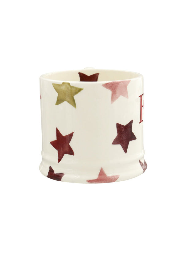 Emma Bridgewater Personalised Pink & Gold Stars Small Mug