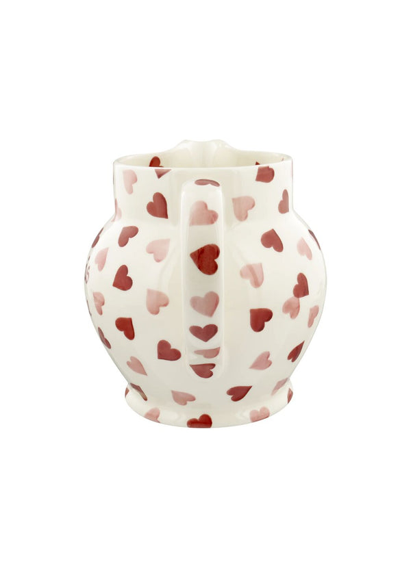 Emma Bridgewater Personalised Pink Hearts 3 Pint Jug