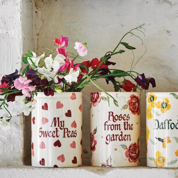 Emma Bridgewater Personalised Pink Hearts Medium Vase