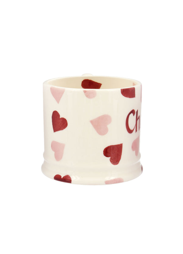Emma Bridgewater Personalised Pink Hearts Small Mug