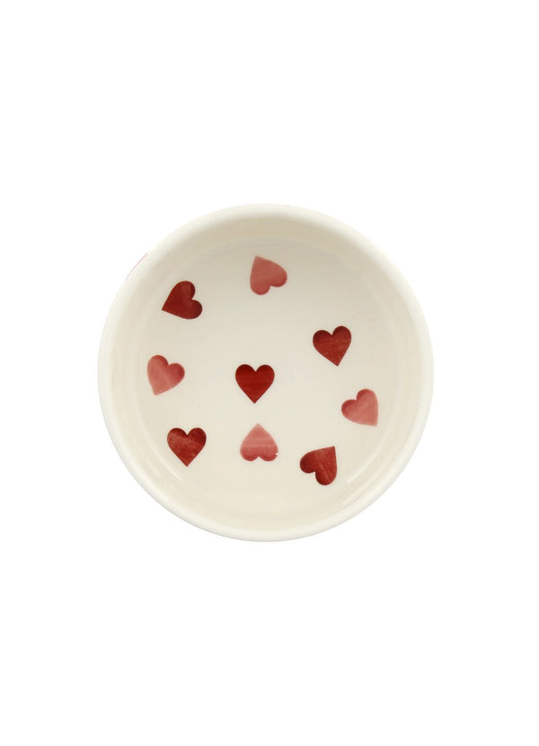 Emma Bridgewater Personalised Pink Hearts Small Pet Bowl