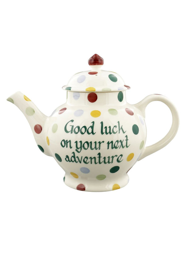 Emma Bridgewater Personalised Polka Dot 4 Mug Teapot