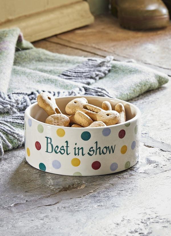 emma bridgewater Personalised Polka Dot Large Pet Bowl