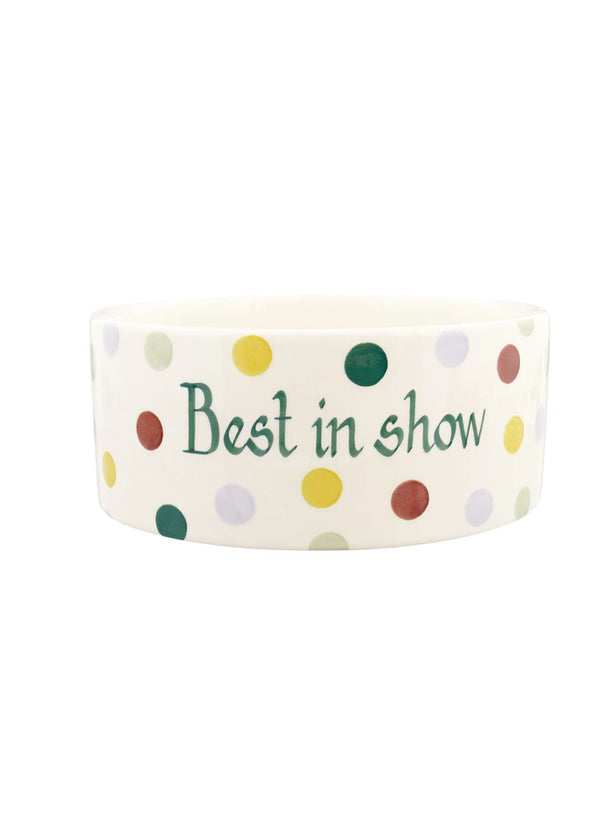 Emma Bridgewater Personalised Polka Dot Large Pet Bowl