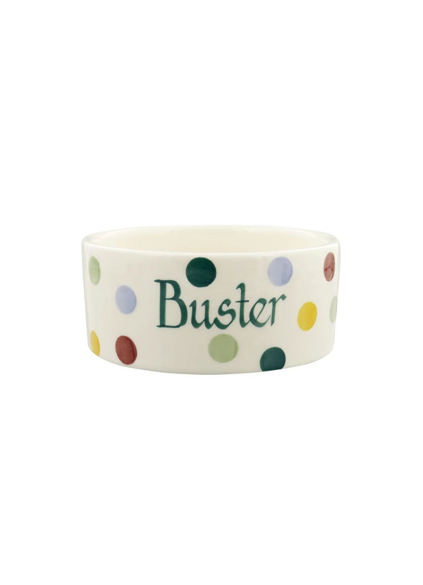 emma bridgewater Personalised Polka Dot Small Pet Bowl