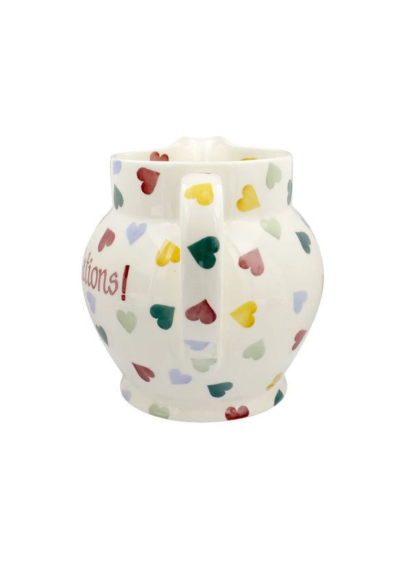 Emma Bridgewater Personalised Polka Heart 3 Pint Jug