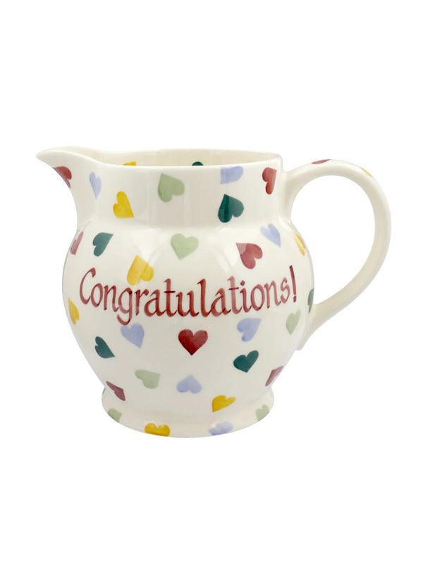 emma bridgewater Personalised Polka Heart 3 Pint Jug