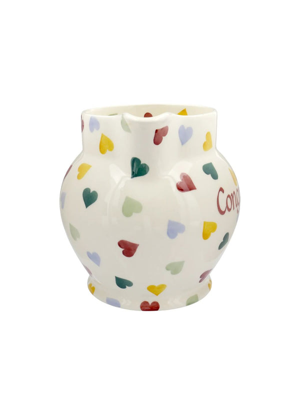 Emma Bridgewater Personalised Polka Heart 3 Pint Jug