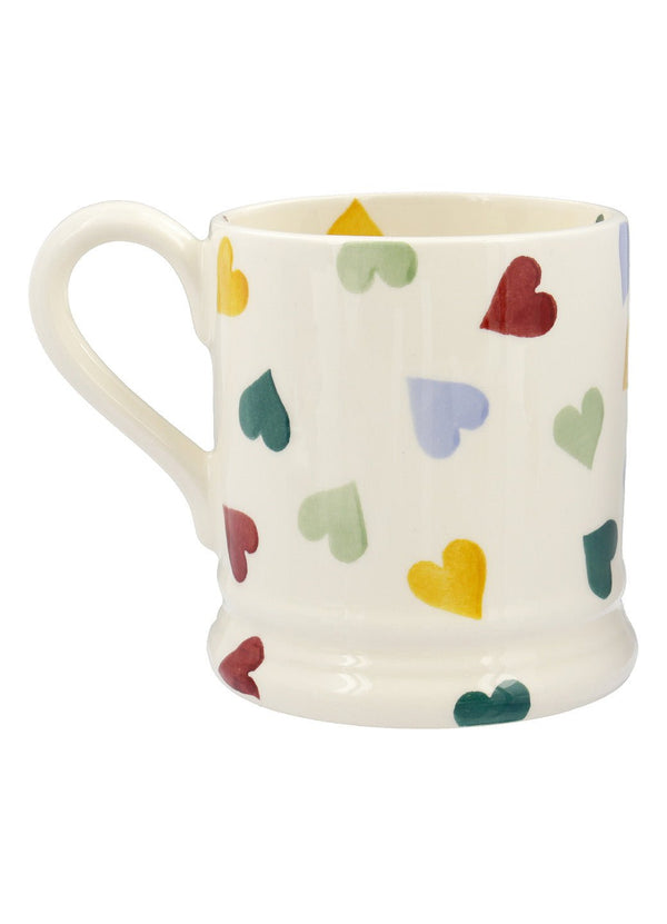 Emma Bridgewater Personalised Polka Hearts 1/2 Pint Mug