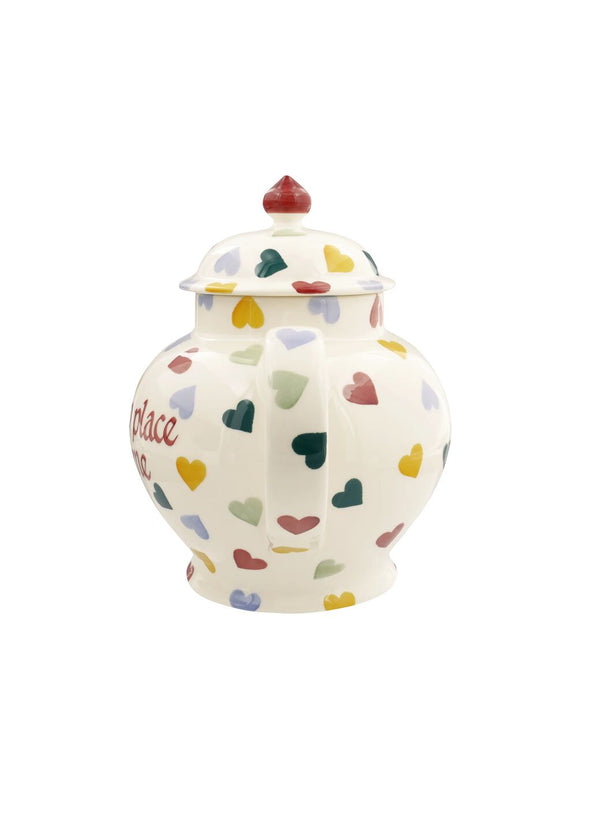 Emma Bridgewater Personalised Polka Hearts 4 Mug Teapot