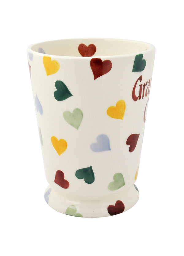 Emma Bridgewater Personalised Polka Hearts Cocoa Mug