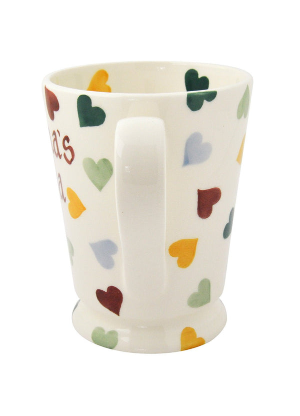 Emma Bridgewater Personalised Polka Hearts Cocoa Mug