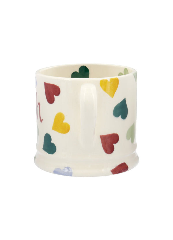 Emma Bridgewater Personalised Polka Hearts Small Mug