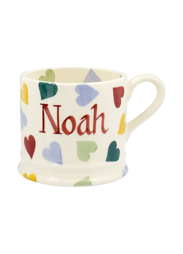 Emma Bridgewater Personalised Polka Hearts Small Mug