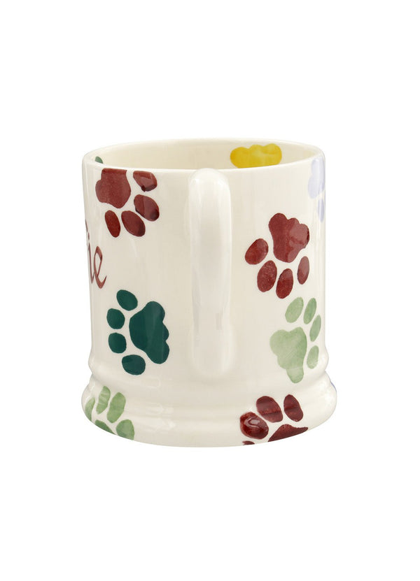 Emma Bridgewater Personalised Polka Paws 1/2 Pint Mug