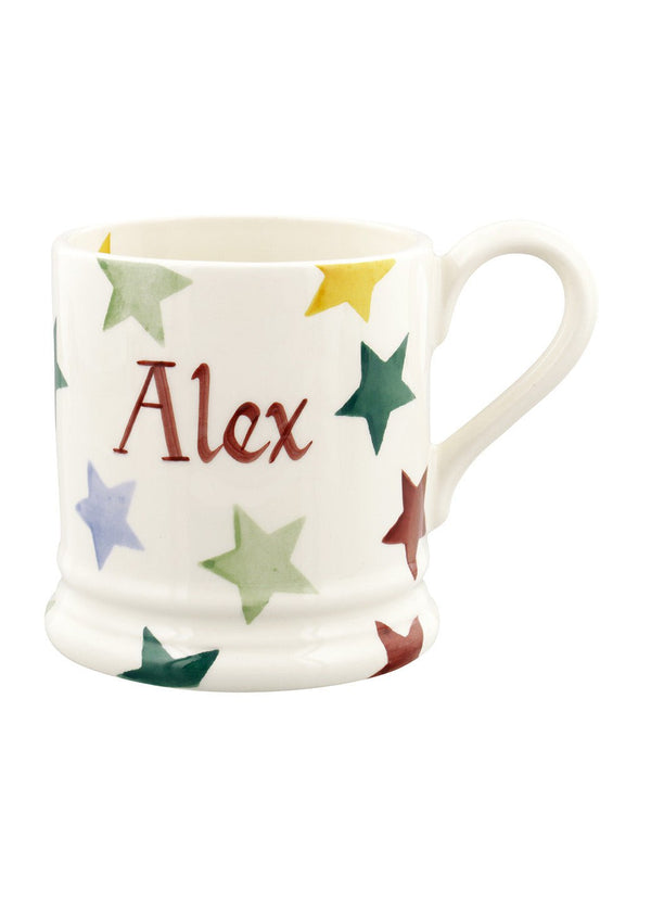 Emma Bridgewater Personalised Polka Star 1/2 Pint Mug