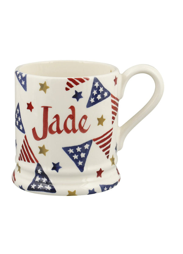 emma bridgewater Personalised Stars & Stripes 1/2 Pint Mug